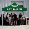 Tents for Food Vendors - ABLEM8CANOPY Hot Falafel 10 x10 Vendor Tent - ablem8canopy