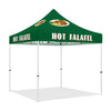 Tents for Food Vendors - ABLEM8CANOPY Hot Falafel 10 x10 Vendor Tent - ablem8canopy