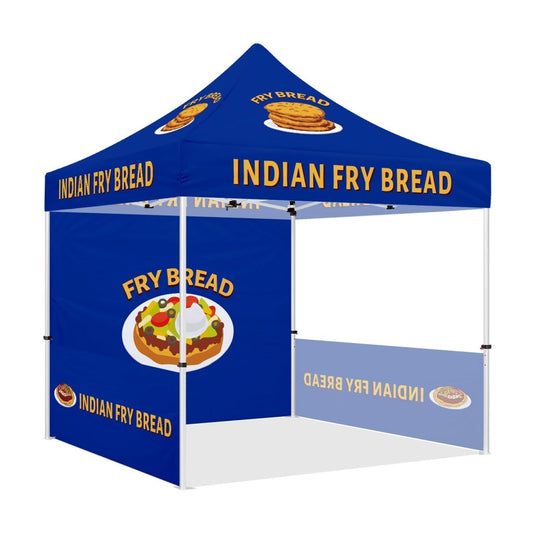 Vendor Tent with Sides - ABLEM8CANOPY Indian Fry Bread 10x10 Vendor Pop Up Tent - ablem8canopy