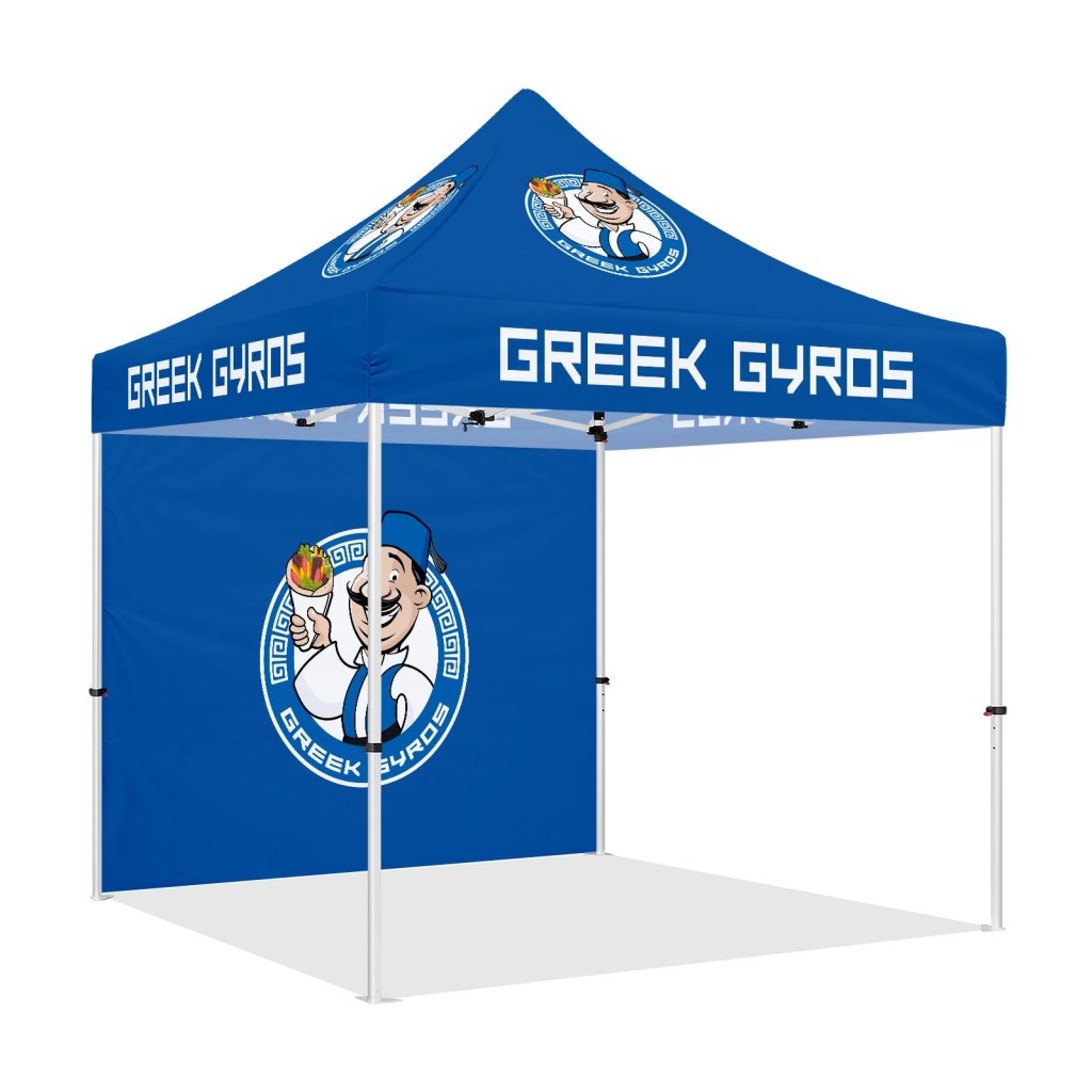 Greek Gyros 10x10 Vendor Canopy Tent