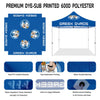 Vendor Tents 10x10 - ABLEM8CANOPY Greek Gyros 10x10 Vendor Canopy Tent - ablem8canopy