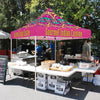 Vendor Tents - ABLEM8CANOPY Gourmet Indian Cuisine 10x10 Canopies Pop Up Tent - ablem8canopy