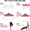 Vendor Tents - ABLEM8CANOPY Gourmet Indian Cuisine 10x10 Canopies Pop Up Tent - ablem8canopy
